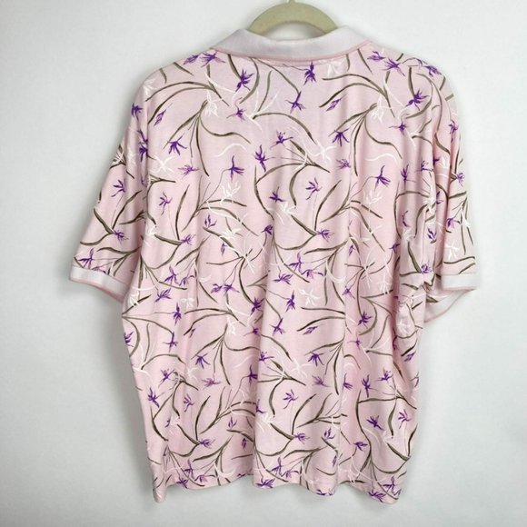 Pardise Bay Short Sleeve Floral Pullover Top Sz 2X - Picture 3 of 11